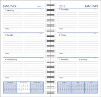 3 x 6 spiral planner refill