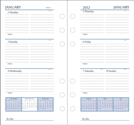 2013 6 ring organizer refills